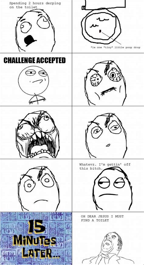 Rage comic .